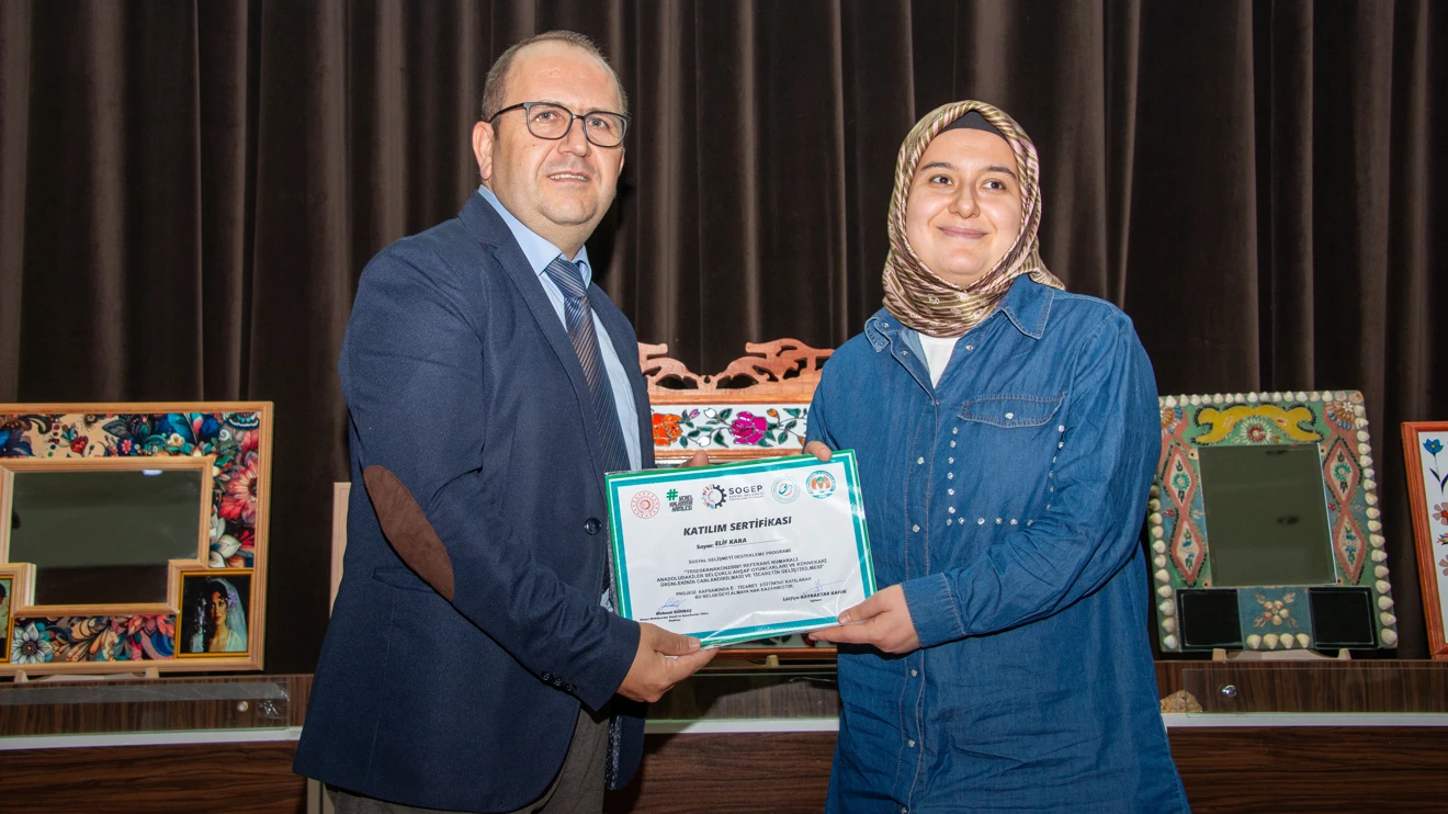 ‘Anadoludakiler’ Projesi’nde eğitim alan öğrenciler sertifikalarına kavuştu